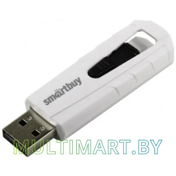USB Flash Smartbuy 8GB IRON White/Black (SB8GBIR-W)